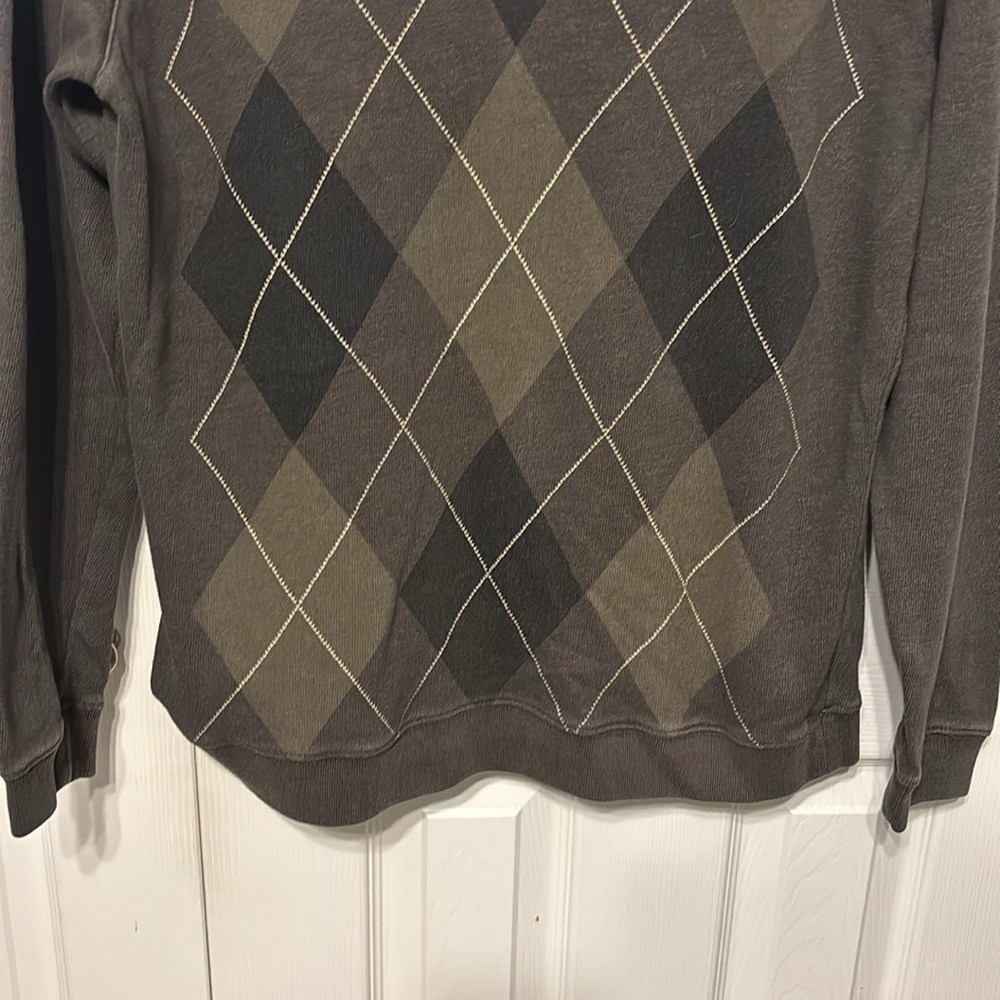 Method Argyle Quarter Zip Sweater - image 3